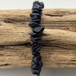 Bracelet Verre aventuriné bleu Magic Minéraux