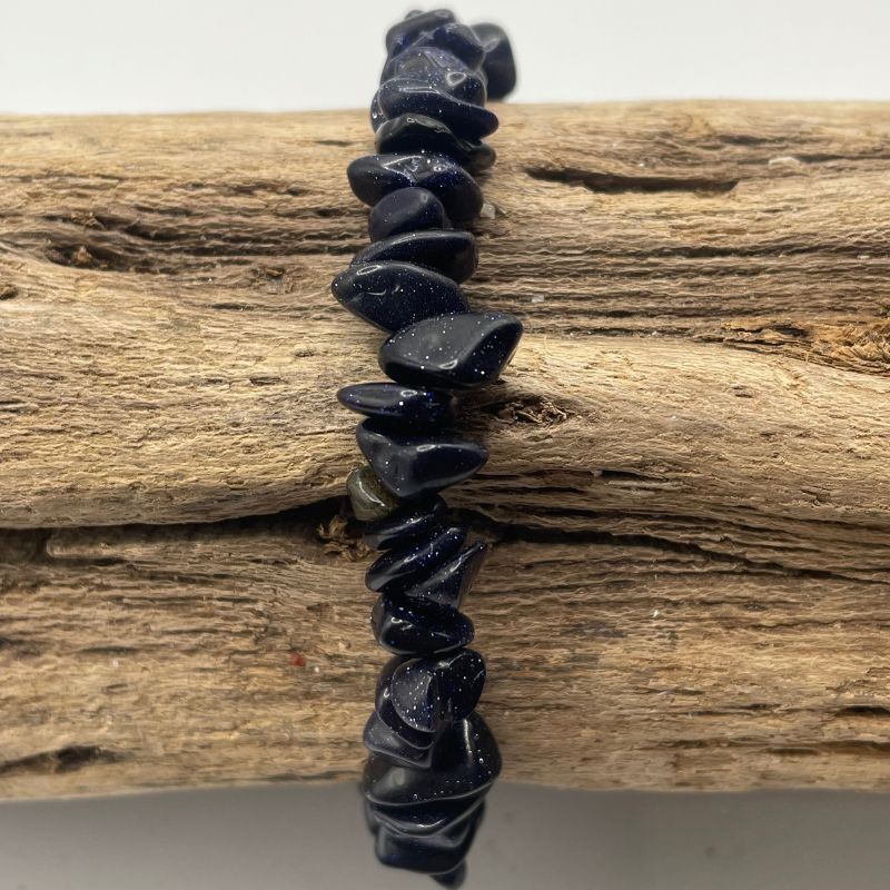Bracelet Verre aventuriné bleu Magic Minéraux