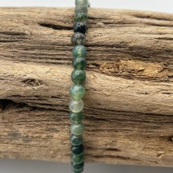 Bracelet Boules Agate mousse Magic Minéraux