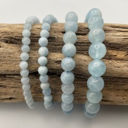 Bracelet Boules Aigue-marine Magic Minéraux