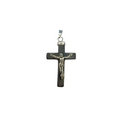 Pendentif croix en hématite...