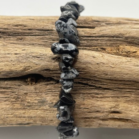 Bracelet Obsidienne neige Magic Minéraux Bracelet Obsidienne neige Magic Minéraux